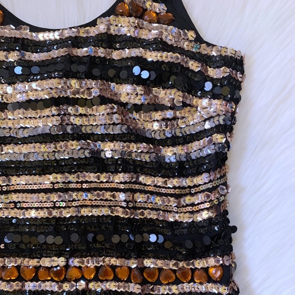 Romeo & Juliet Couture Embellished Mini Dress - Picture 3 of 5